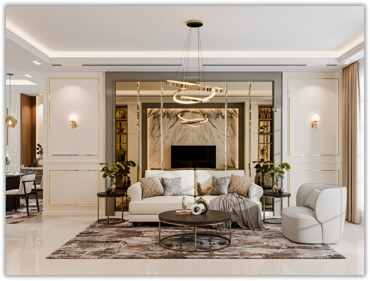 The Interior of The contemporary DSM house Semarang - central Semarang